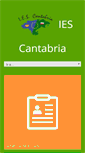 Mobile Screenshot of iescantabria.com